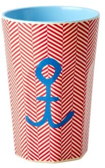 Rice melamine beker groot anchor