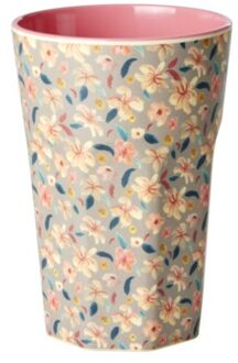 Rice melamine beker large small sandy flower