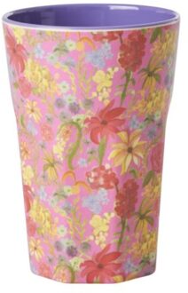 Rice melamine beker large swedish flower