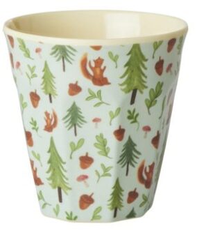 Rice melamine beker small happy forest