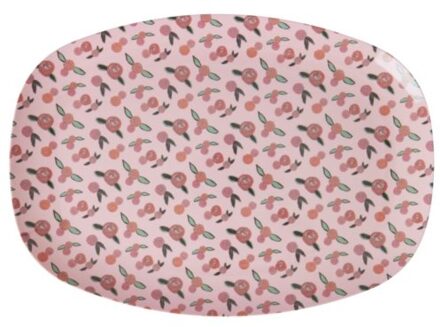 Rice melamine bord vierkant a rose is a rose