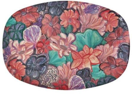 Rice melamine bord vierkant forest flower