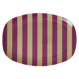 Rice melamine bord vierkant viva magenta
