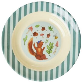 Rice melamine kinderbord diep happy forest