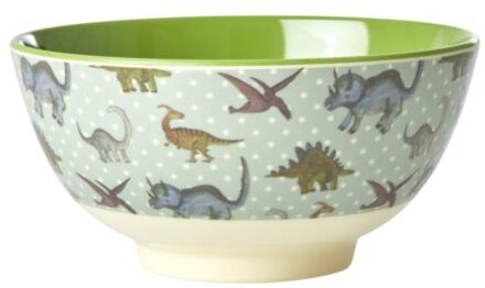 Rice melamine kom medium dino
