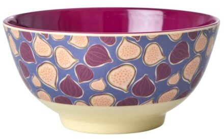 Rice melamine kom medium figs in love