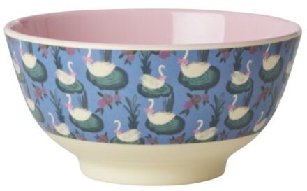 Rice melamine kom medium swan lake