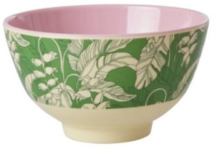 Rice melamine kom small paradise print