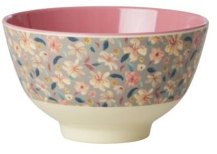 Rice melamine kom small small sandy flower
