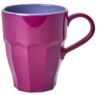 Rice melamine mok medium licht paars