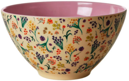 Rice melamine saladekom wild flowers print