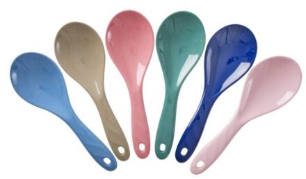 Rice melamine saladelepel a new york minute, assorti