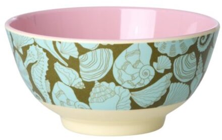 Rice melamine schaal met zeeschelpen, 700 ml