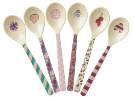 Rice melamine theelepel viva la vida assorti