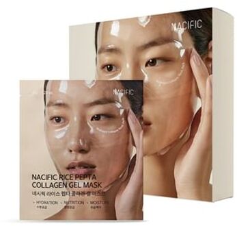 Rice Pepta Collagen Gel Mask Set - Gezichtsmasker