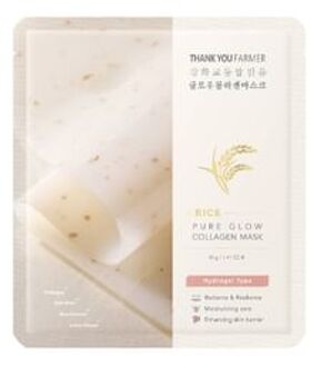 Rice Pure Glow Collagen Mask 40g x 1 sheet