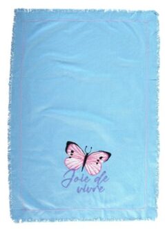 Rice theedoek katoen butterfly field