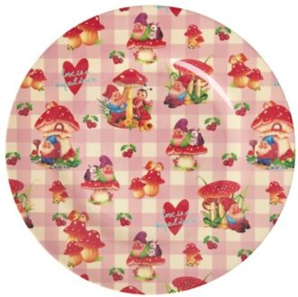 Rice x love therapy melamine bord rond gnome