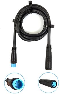 Ricetoo Julet 2/3/4/5 Pin Conversie Lijn Waterdichte Verlengkabel Draad Voor Throttle Display Ebrake Licht Ebike onderdelen 4 Pin mannetje-vrouw