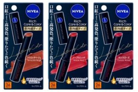 Rich Care & Color Lip Lasting Color Lip Balm SPF 26 PA++ Noble Red