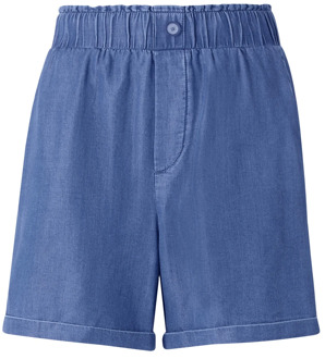 Rich & Royal Blauwe Denim Shorts voor Vrouwen Rich & Royal , Blue , Dames - Xl,L,M,S,Xs