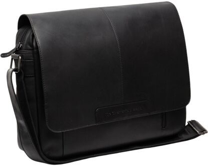 Richard Lederen Schoudertas/Laptoptas - 15 inch - Zwart