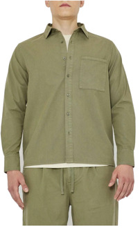 Richmond Casual Groene Lichen Shirt Richmond , Green , Heren - 2Xl,Xl,M,Xs