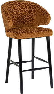 Richmond Interiors Richmond Barstoel 'Indigo' Triangle, kleur Goud (zithoogte 76cm)