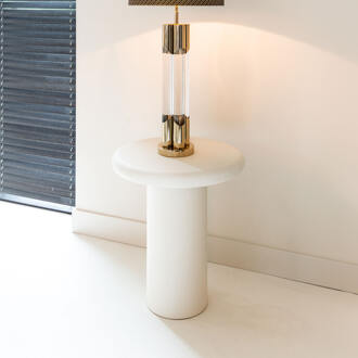 Richmond Interiors Richmond Bijzettafel 'Bloomstone' 55cm, kleur Wit