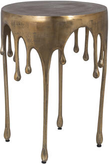 Richmond Interiors Richmond Bijzettafel 'Carly' 43cm, kleur Brushed Gold - 43 cm