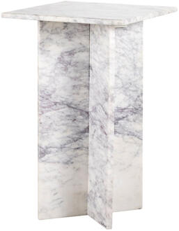 Richmond Interiors Richmond Bijzettafel 'Holmes' Marmer, 45 x 45cm - 45 x 45 cm
