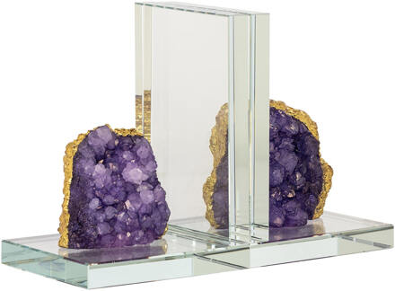 Richmond Interiors Richmond Boekenstandaard 'Agate' Kristal