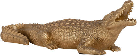 Richmond Interiors Richmond Decoratie 'Crocodile' 62cm, kleur Goud