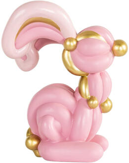 Richmond Interiors Richmond Decoratie 'Rabbit' 31cm, kleur Roze