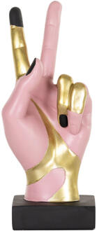 Richmond Interiors Richmond Decoratie 'Tammy' 24cm, kleur Roze