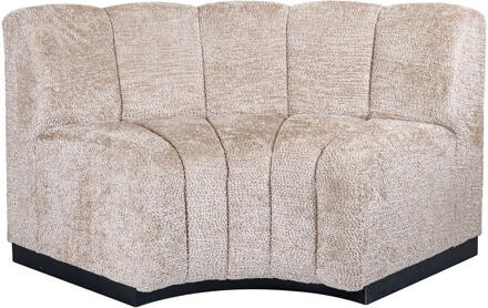 Richmond Interiors Richmond Eetkamerbank 'Hillpark' Hoek, Chenille, kleur Beige