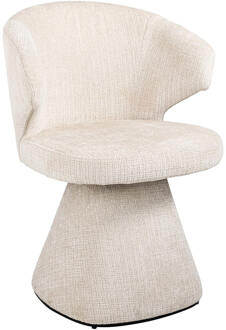 Richmond Interiors Richmond Eetkamerstoel 'Gatsbi' Chenille, kleur Chenille Beige