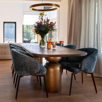 Richmond Interiors Richmond Eettafel 'Cavo' Acaciahout, 230 x 100cm - 230 x 100 cm