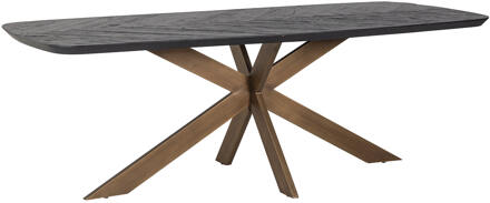 Richmond Interiors Richmond Eettafel 'Hayley' Eiken, 230 x 100cm - 230 x 100 cm