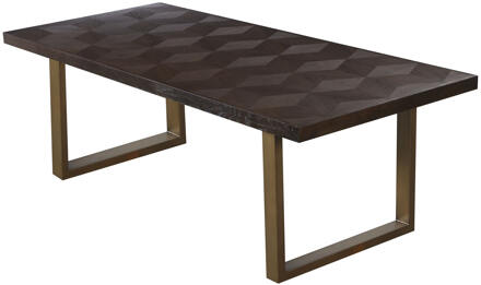 Richmond Interiors Richmond Eettafel 'Luxor' Eikenhout, 230 x 100cm Bruin - 230 x 100 cm