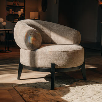 Richmond Interiors Richmond Fauteuil 'Montana' Chenille, kleur Desert