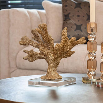 Richmond Interiors Richmond Faux Koraal 'Mette' kleur Goud