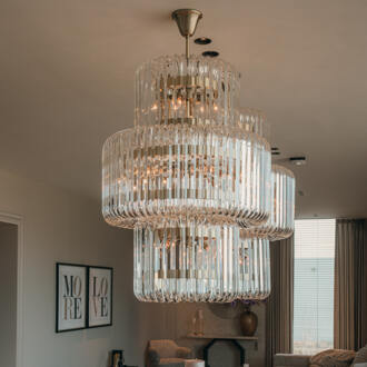 Richmond Interiors Richmond Hanglamp 'Chenna' Glas, 80 x 80cm