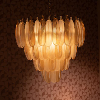 Richmond Interiors Richmond Hanglamp 'Chloe' Glas, 60 x 60cm