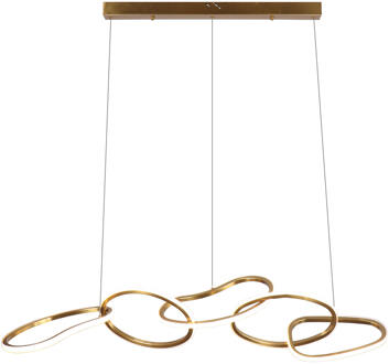 Richmond Interiors Richmond Hanglamp 'Flyn' LED 125cm, kleur Brushed Gold