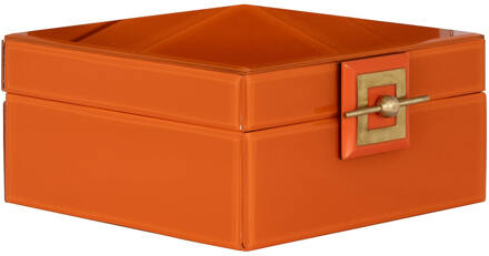 Richmond Interiors Richmond Juwelenbox 'Bodine' groot, kleur Oranje