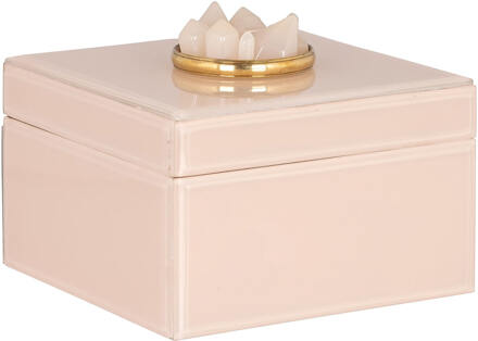 Richmond Interiors Richmond Juwelenbox 'Jalisa' Resin, kleur Roze
