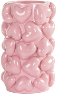 Richmond Interiors Richmond Kandelaar 'Emel' 25cm, kleur Roze - 25 cm