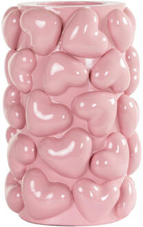 Richmond Interiors Richmond Kandelaar 'Emel' 32cm, kleur Roze - 32 cm