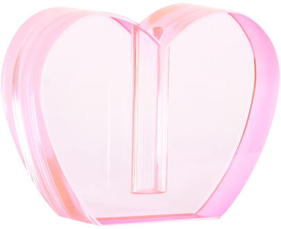 Richmond Interiors Richmond Kandelaar 'Sanae' Glas, 15cm Roze - 15 cm